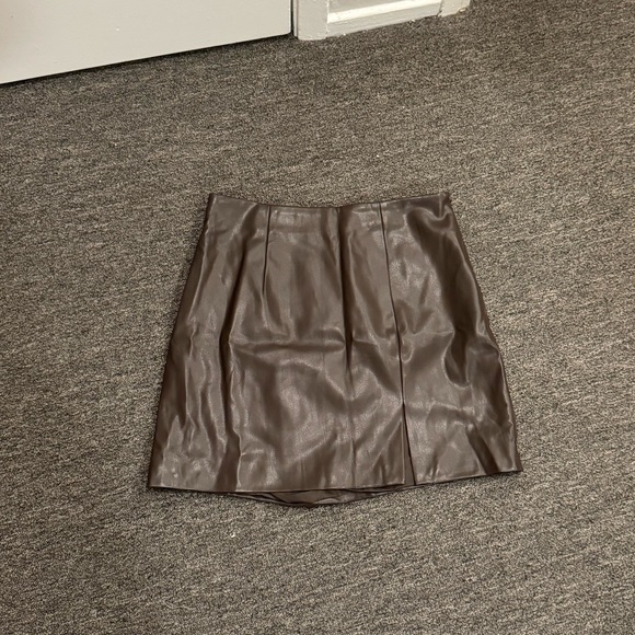 OAK + FORT Dresses & Skirts - SOLD Vegan leather skirt